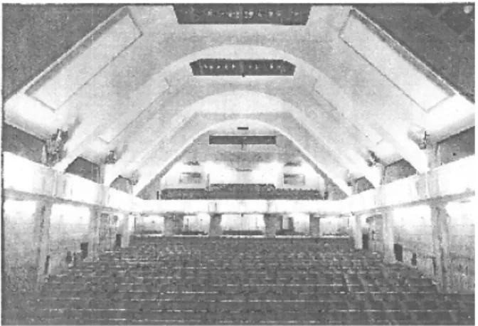 Fig. 4.14  The interior of the old  Glyndebourne  Opera House  viewed  from  the  stage       (1977)  