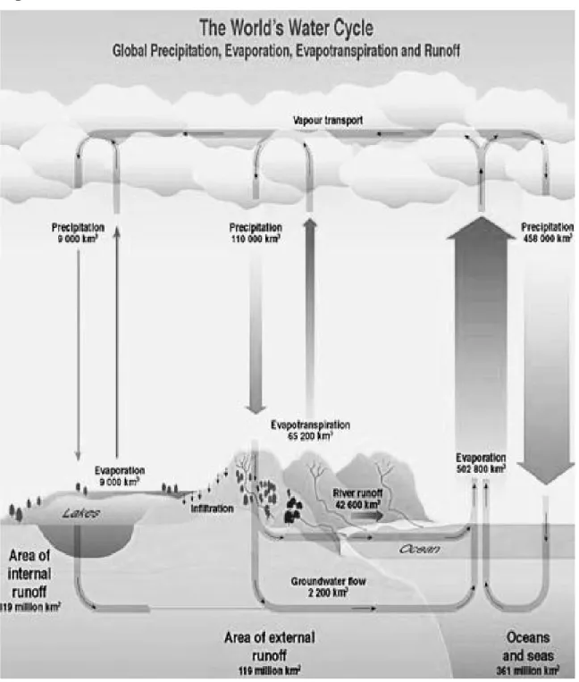 Figure 2.1: An overview of the state of the world’s fresh and marine waters 