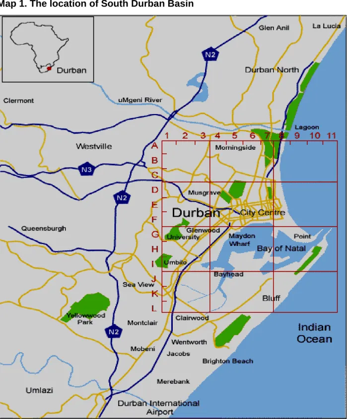 Figure 1. Source http://www.durban.gov.za/visitors/about/maps/index.htm 