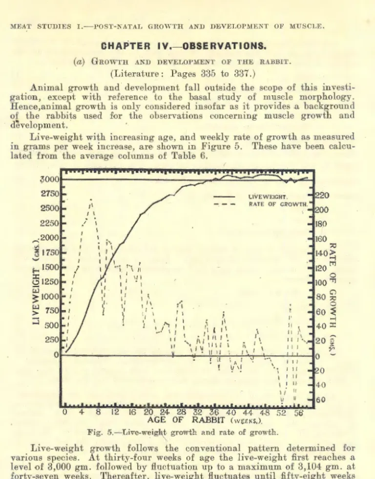 Fig.  5.-Live-weigl'\.(  growth  and  rate  of  growth. 