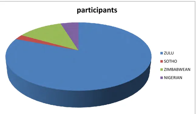 Fig. 5.2 Classification of the informants by race/ethnicity 