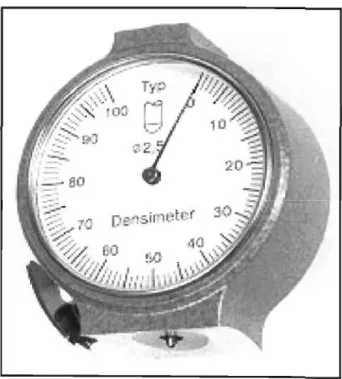 Fig 3.1Mechanical densimeter used to measure fruit firmness change during storage.