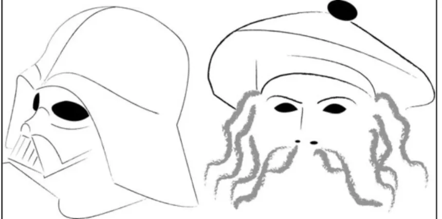 Figure 10. Darth Vader and Tam O’Shanter images, to which skull deformities in OI  have been compared 