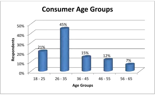 Figure 4-1: Consumer age groups 