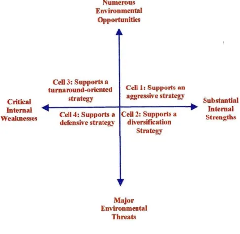 FIGURE 2.10 - SWOT Analysis Diagram (Unpublished Material) . Numerous