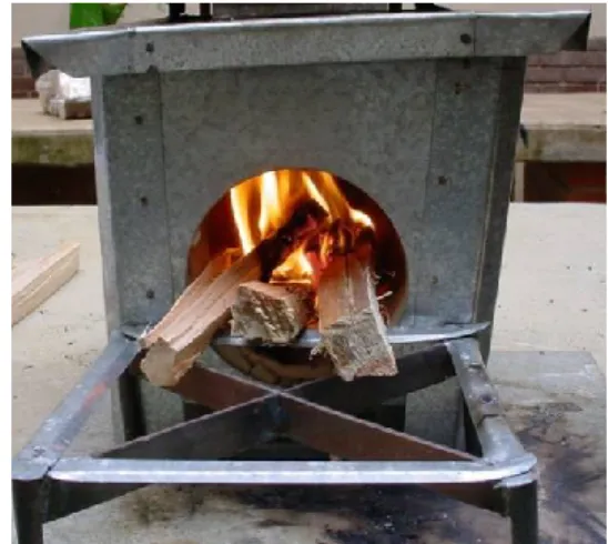 Figure 4.2 Simunye stove during  demonstration 