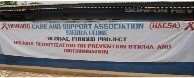 Figure 2: One of the numerous HIV/AIDS sensitization programmes in the District  4.2.3 Agricultural activities in Koinadugu District 