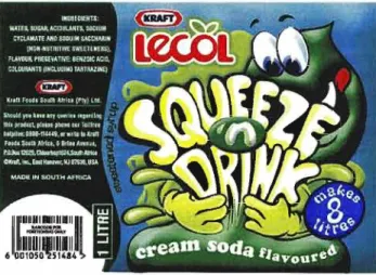 Fig 1 : The above 4 pictures are of the new Lecol packaging Consumers found these designs favourable and very appealing