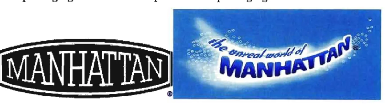 Fig. 2 lllustrates the old Manhattan logo vs the new.