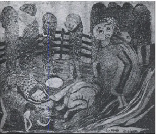 Figure  2:  C.  Shilakoe,  I  don’t  want  birth  control  -1971  Etching  and  aquatint  on  paper,  30,5x21,2cm  
