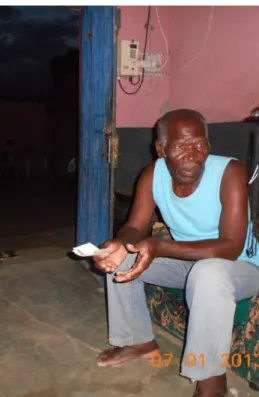 Figure 2: Mr M Nsele, a local headman 