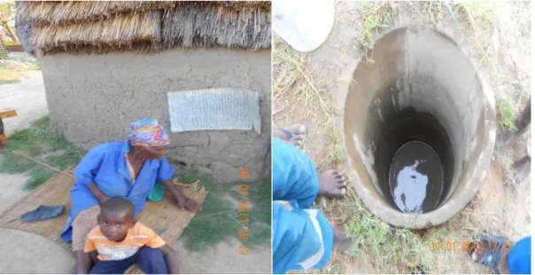 Figure 8: Example of an unprotected Water source; the water is used for human consumption  (Ebuchobo)
