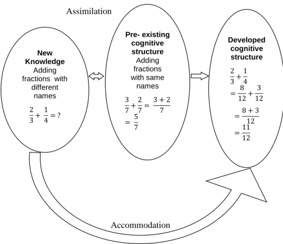 Figure 3.3 Illustration of assimilation and accommodation 