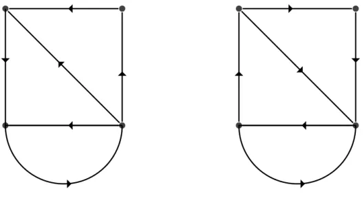 Figure 1.2: Isospectral non- isomorphic digraphs [27]