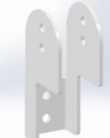 Figure 4-9. Modular finger hinge design.