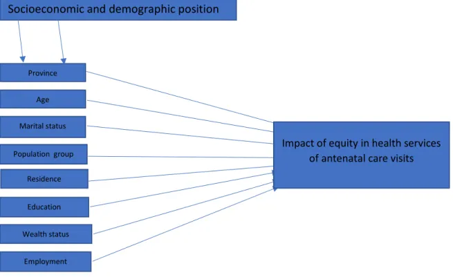 Figure 2.2. Conceptual Framework Adapted from Solar and Irwin’s Conceptual Framework for  Action on the Social Determinants of Health (2010)