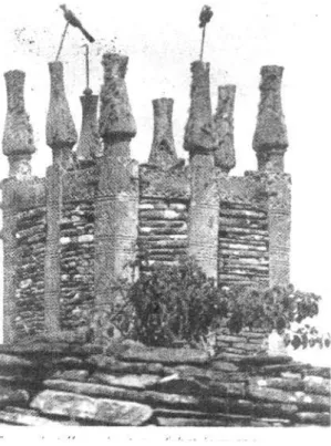 Figure 2: One of the tombs that the  Malagasy built for their dead. 