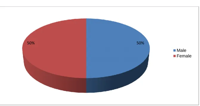 Figure 1.1: Gender of the respondents  