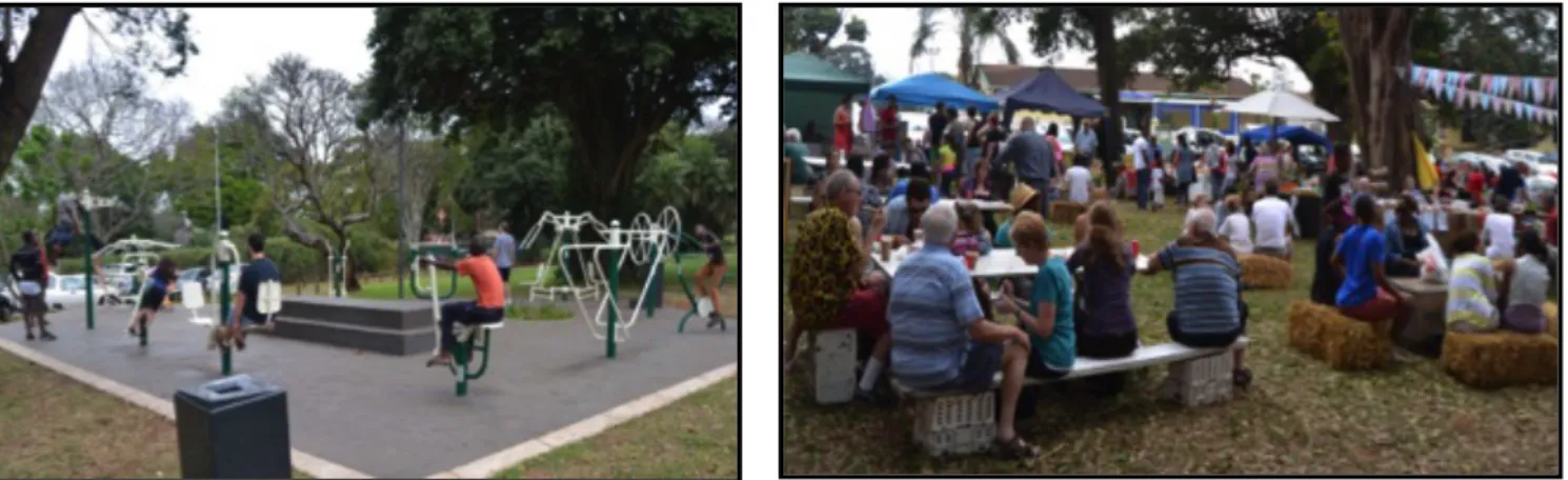 Figure 4: Bulwer Park outdoor gymnasium  Source: Author, 2013