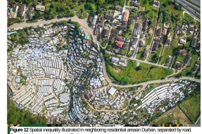 Figure 11 Durban City Apartheid Group Areas Act Spatial planning.’Natives’ living furtherest  from the city center
