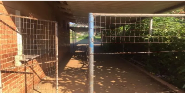 Figure 20: The tuck shop area where the older learners congregate                                    