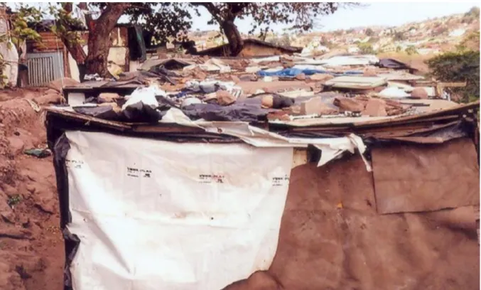 Figure 9:  Imijondolos at Macaranga Informal Settlement   