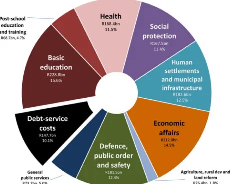 Figure 2.1 Government Expenditure 2016/17   Source: National Treasury, 2016 