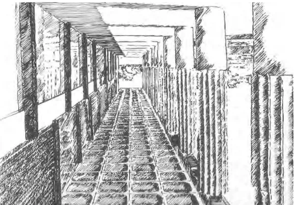 Figure 3.6: Articulating paths using different materials and textures   (Arthur and Passini, 1992: 129).
