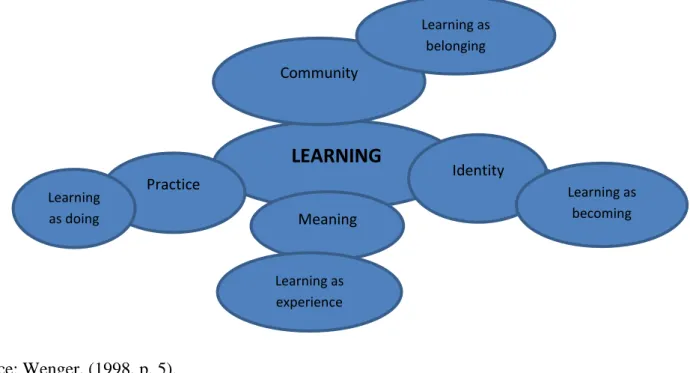 Figure 3.1 Components of social theory of learning 