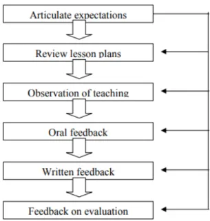 Figure   2:   Step   to   follow   when   giving   feedback   (Hudson,   2004)   2.11  Chapter   Summary  