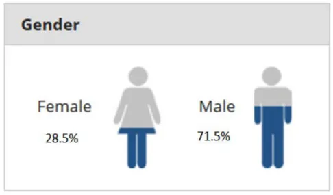 Table 4.3 - Gender 