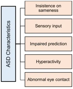 Figure 7.  Identified characteristics of children with ASD. 
