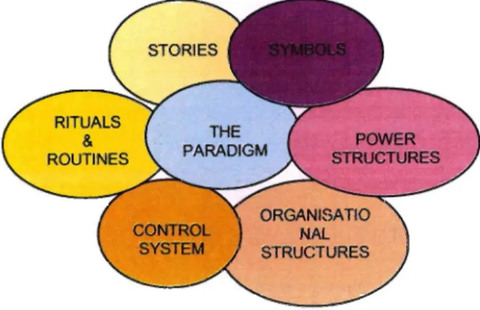 Figure 2.6 The Cultural Web