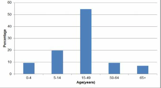 Figure 5: Age distribution in the community