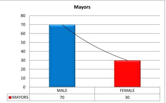 Figure 2: Mayors by Gender in Limpopo Province 
