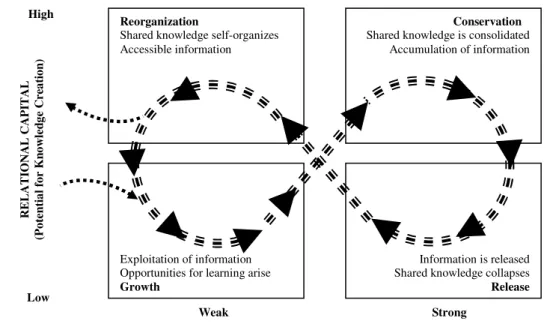 Figure 3.2: The creation of shared knowledge in an integrated learning system (Adapted from Holling  1995 and Nkhata et al