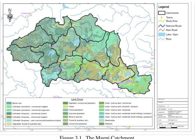 Figure 3.1   The Mgeni Catchment 