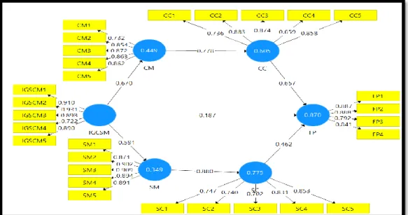 Figure 2: Path coefficients 