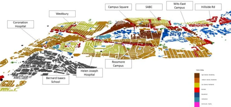 Figure 7:  Proposed Perth/Empire Corridor Strategic Area Framework identifying key features of the Corridor 