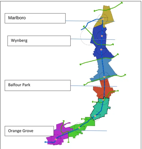 Figure 10: Priority Development Areas within the Louis Botha CorridorOrange Grove 