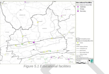 Figure 5.1 Educational facilities 
