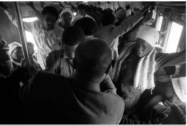Figure 3: Santu Mofokeng  Train Church, 1986 